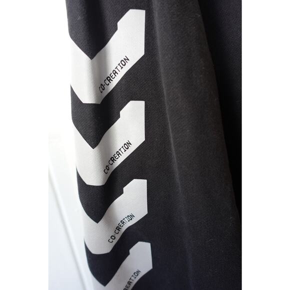 Matrix Fire Hoodie Mens Large Zip Up 1% Human Co-Creation Techwear Cyberpunk - Picture 3 of 10